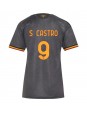 AS Roma Santiago Castro #9 Alternativní Dres pro Dámské 2026-27 Krátký Rukáv